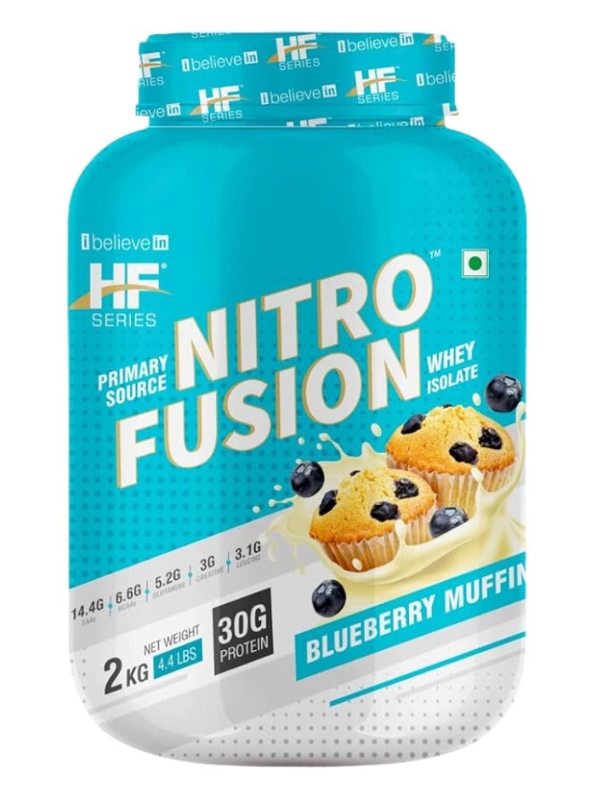 HEALTHFARM HEALTHFARM NITRO FUSION WHEY PROTEIN - BLUEBERRY MUFFIN 2kg