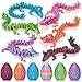 SHUWND 6PCS 3D Printed Dragon Eggs with Dragon InsideMini Easter Eggs Articulated Crystal Fidget ToysEaster Basket StuffersMystery Mythical Pieces 6PCC - Image 2