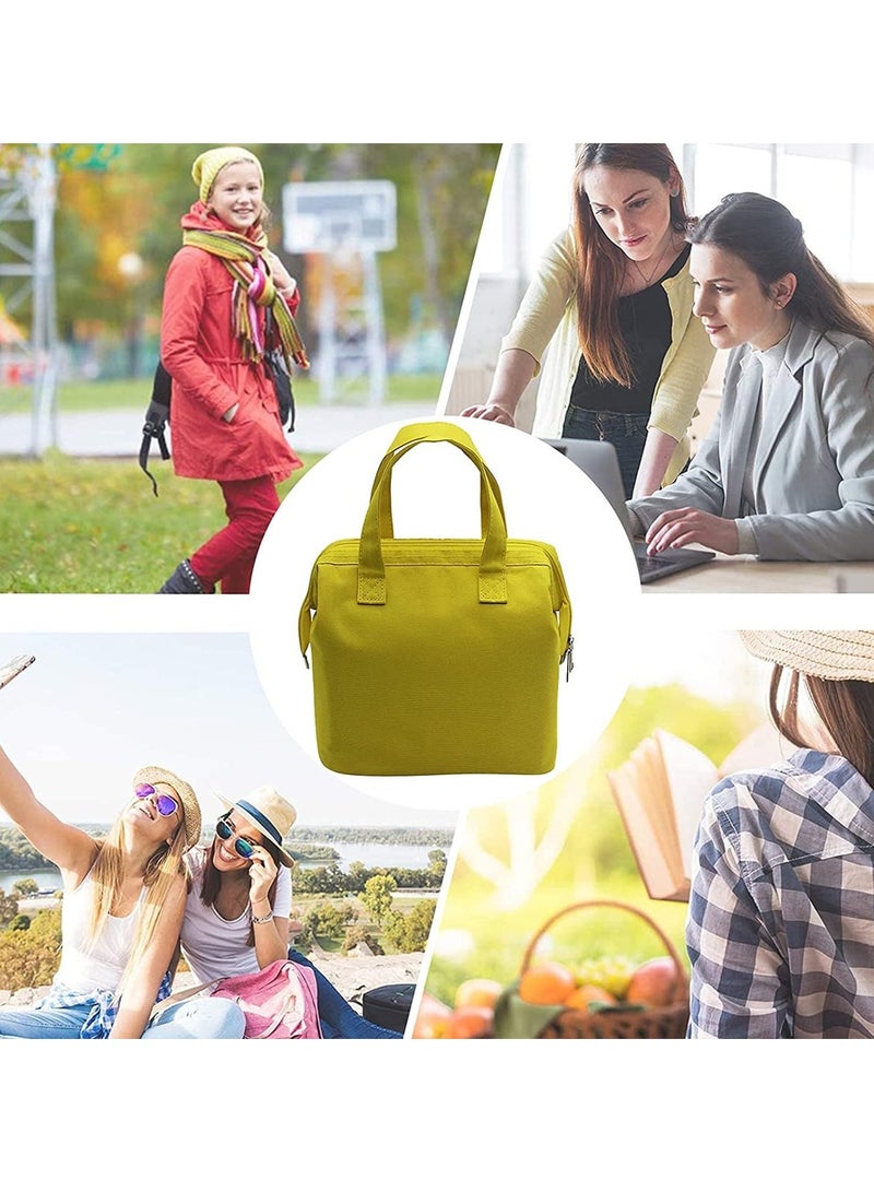 SOLARAE Lunch Bag Bento Bag, Thickened Thermal Insulation Refrigerated Bento Tote Bag, Lunch Box Carrying Bag for Students Ladies Men Picnic Work Outdoor - Image 4