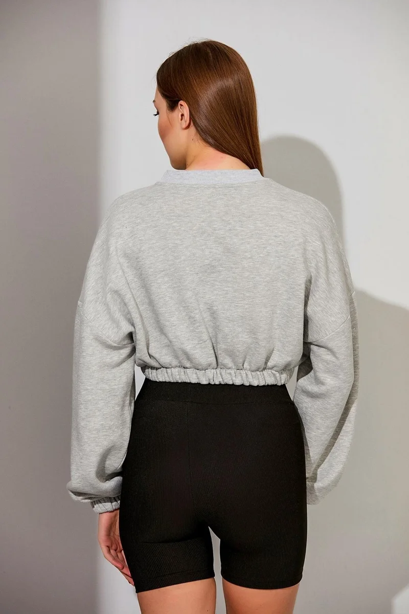 Alexander Gardi Alexandergardı Crop Sweatshirt (B22-110A01)