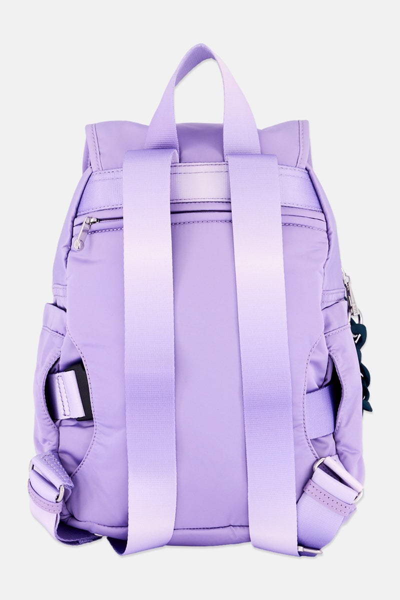 kipling Women Brand Logo Backpacks 35 H x 32 L x 16 W cm, Lavender  - Image 2