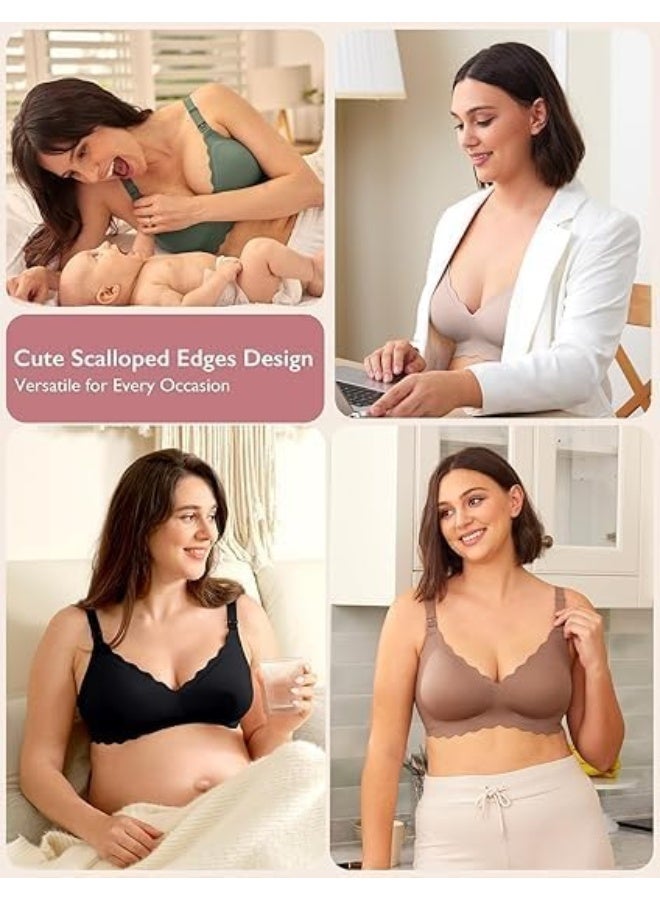Momcozy Maternity & Nursing Bra - YN46 - Black - XL  - Image 5