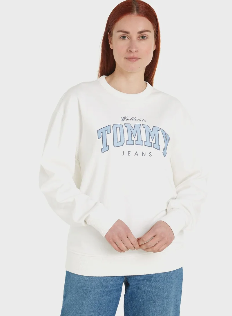 TOMMY JEANS Crew Neck Sweatshirt