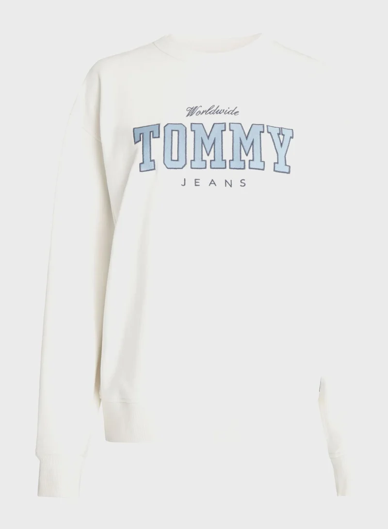 TOMMY JEANS Crew Neck Sweatshirt