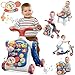 QDRAGON 5 in 1 Push Walkers for Baby Boys Toddler Learning to Walk Sit to Stand Walker Early Learning Push Toy for Infant 12 Months Navy Blue - Image 3