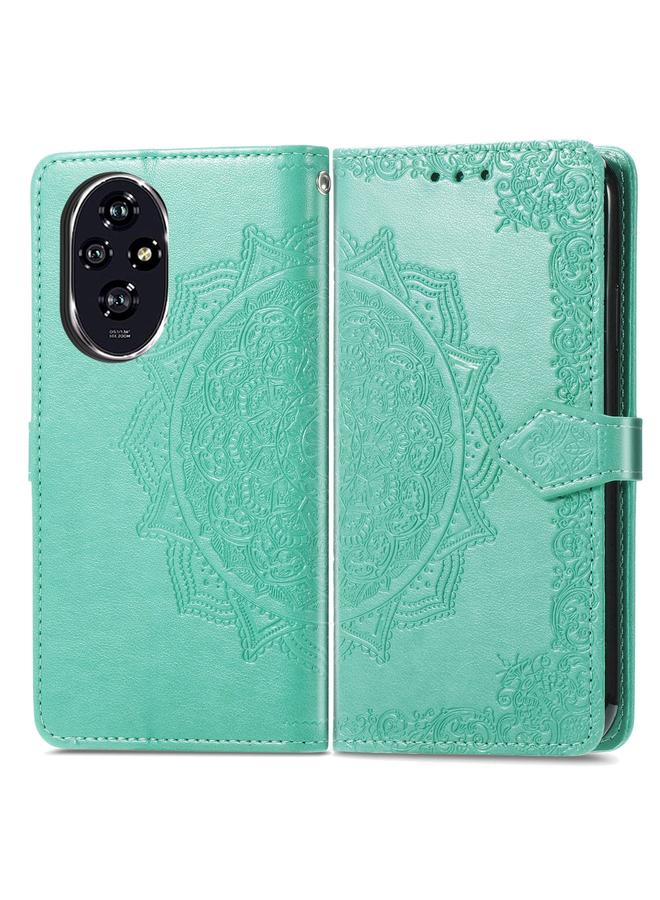 S-TOP Case For Honor 200 Mandala Flower Embossed Leather Phone Case - Image 2
