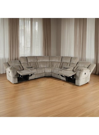 Tucson 5-Seater Power 2-Console Corner Recliner Sofa with 4 Cupholders and 2 Wireless Charging Trays 93 x 105 x 170 cm - pzsku/Z22C4625A4E4B53A563BAZ/45/_/1732520697/0494df01-c5ce-4759-9799-fa315216472f