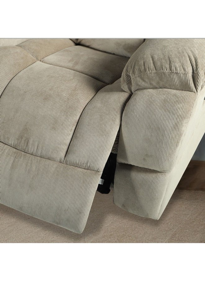 Home Box Tucson 5-Seater Power 2-Console Corner Recliner Sofa with 4 Cupholders and 2 Wireless Charging Trays 93 x 105 x 170 cm  - Image 5