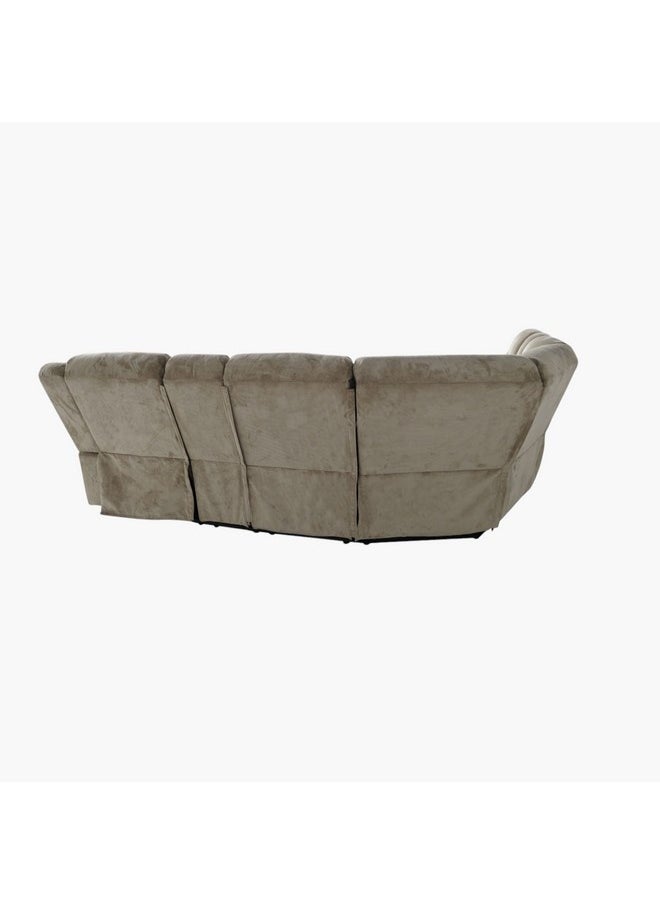 Home Box Tucson 5-Seater Power 2-Console Corner Recliner Sofa with 4 Cupholders and 2 Wireless Charging Trays 93 x 105 x 170 cm  - Image 2