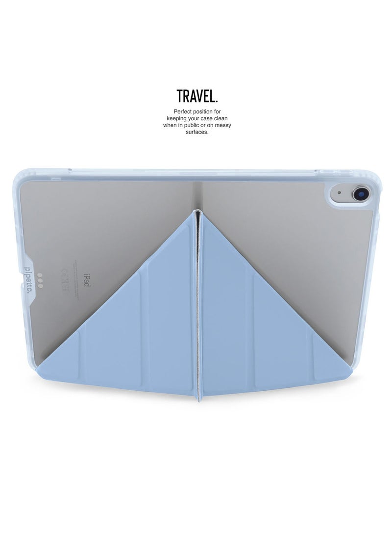 Pipetto - Origami No1 for Apple iPad AIR 13 inch Case (2024) M2 Smart Cover with 5 in 1 Stand - Light Blue - Image 1