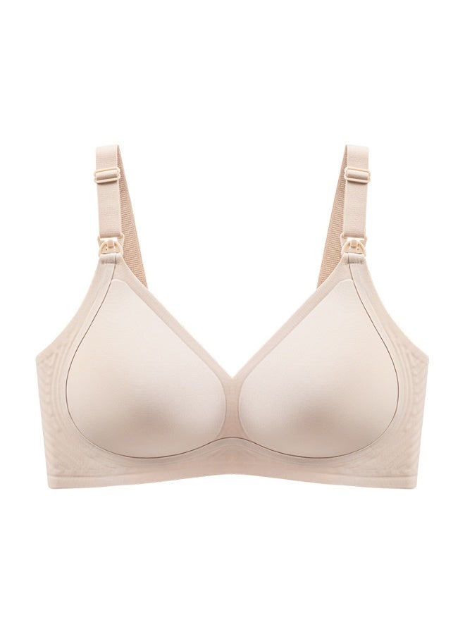 صدرية للنساء بدون حديد مضادة للبكتيريا رقيقة لقضاء فترة الحمل والرضاعة، مزودة بأزرار أمامية - تصميم جديد لصيف 2023 - Image 1