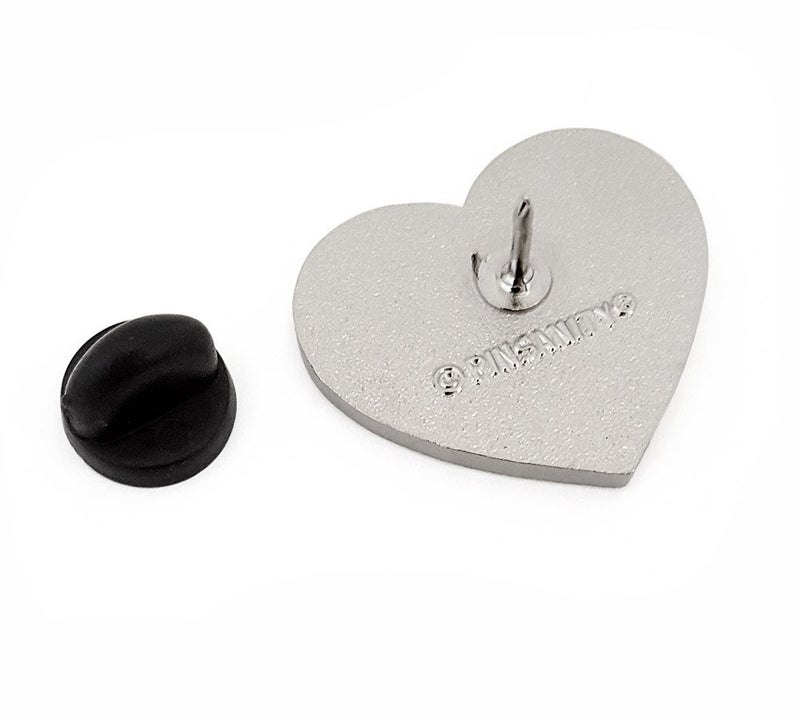 Pinsanity Earth Heart Enamel Lapel Pin - Image 3