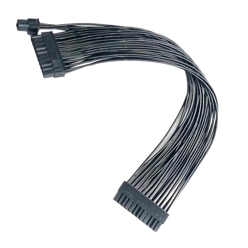 GinTai ATX 24 Pin Power Supply Extension Cable 24-Pin Motherboard PWM Extender Cable Sleeved Braided Cable (30cm) - Image 5