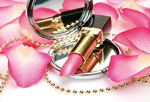 Leyiyi 5x3ft Photography Backdrop Fashion Make Up Blog Broadcaster Background Petal Lipstick Mirror Handbag Necklace Girls Room Interior Decor Birthday Banquet Photo Portrait Vinyl Video Studio Prop - Image 4