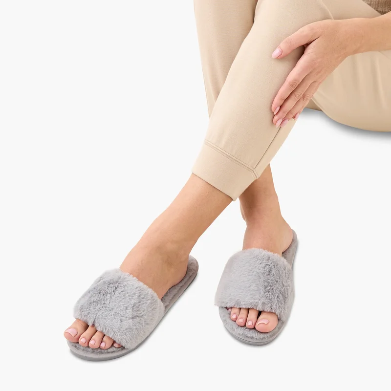 Splash FAV Faux Fur Bedroom Slippers