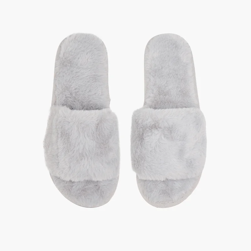 Splash FAV Faux Fur Bedroom Slippers