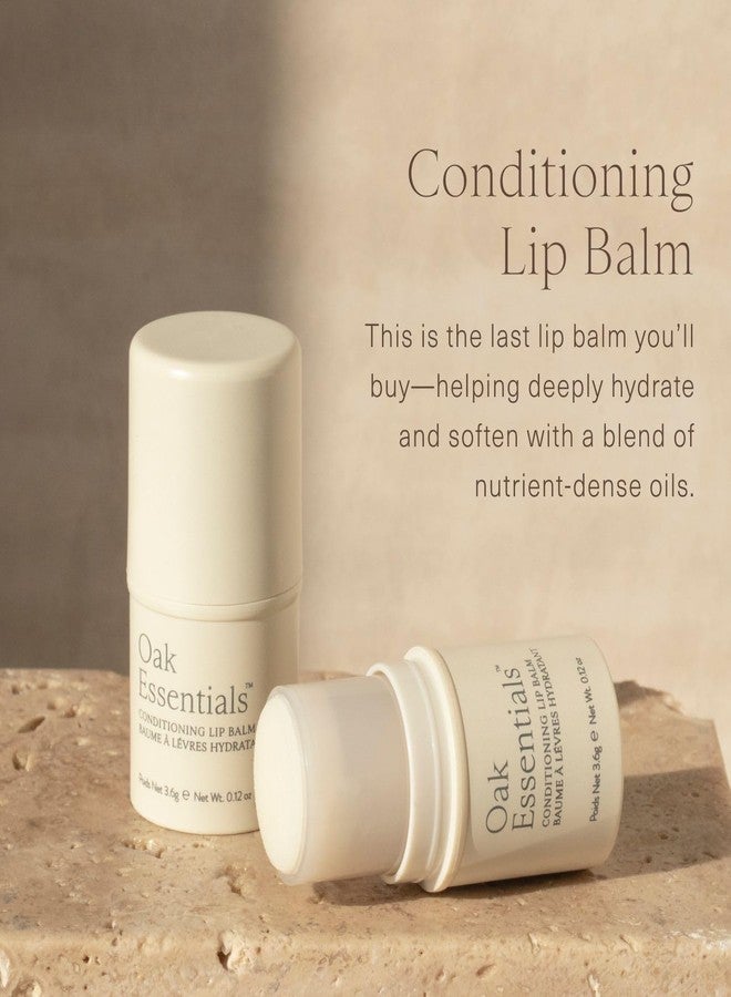 Oak Essentials Conditioning Lip Balm | Nourishing Antioxidant Lip Care with Shea Butter & Botanical Oils | Clean Moisturizing Balm for Dry, Chapped Lips, 3.6g - Image 2