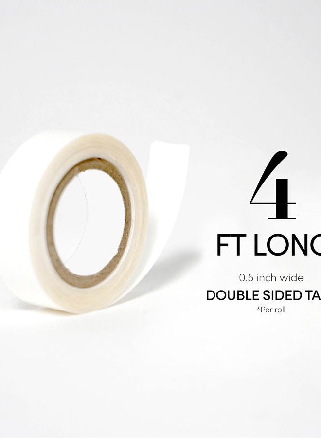 The Hair Shop Double Sided Tape for Skinweft Tape-In Remy Human Hair Extensions, Wig and Hair Pieces, 1/2" x 3 Yards (2 Pack) - Image 2