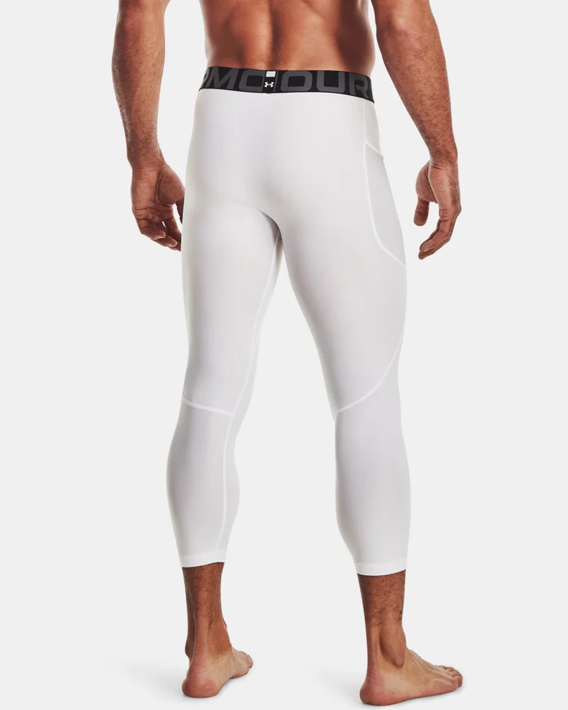 Under Armour White Men's HeatGear® Armour 7/8 Tights for Men | Best Price UAE