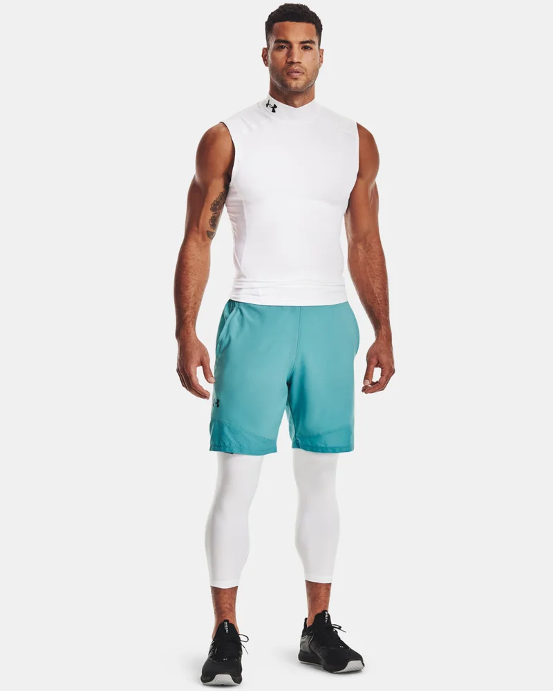 Under Armour White Men's HeatGear® Armour 7/8 Tights for Men | Best Price UAE