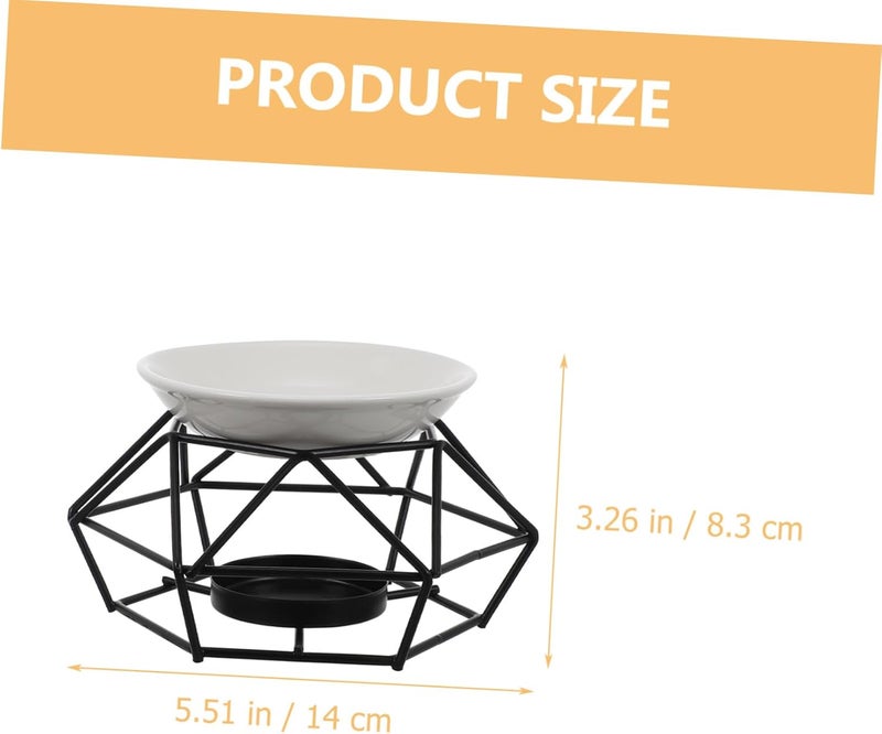 Alipis Iron Art Incense Burner Wax Warmer Decorative Censer for Office and Beauty Salon Scented Wax Warmer Adjustable Temperature Control - Image 4