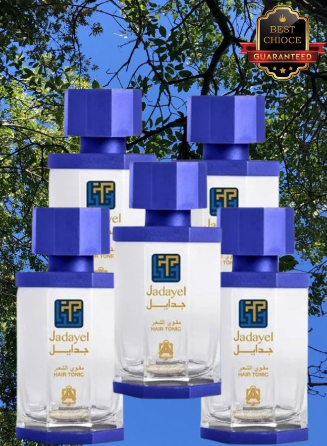 عبد الصمد القرشي  5 قطع جدايل تونيك للشعر 130مل - Image 1