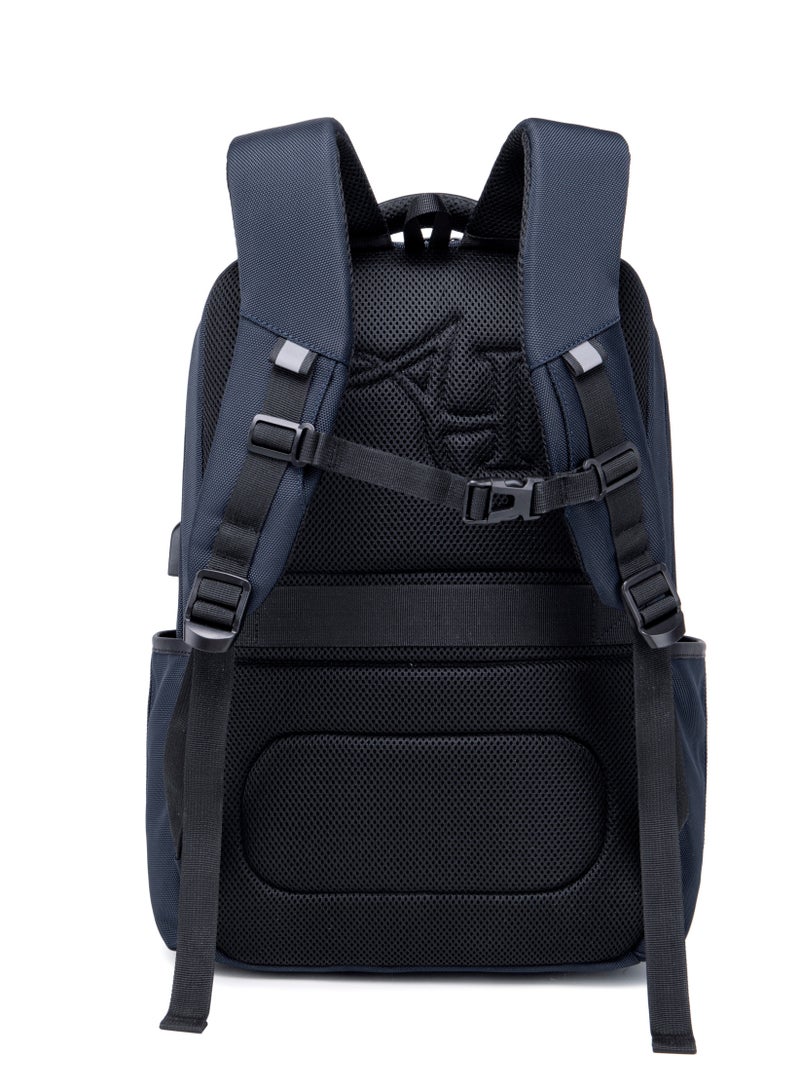 ARCTIC HUNTER Casual Travel Backpack Water Resistant Unisex School College Bag with Built in USB Port and Laptop Compartment for Men and Women B00120C Blue - Image 4