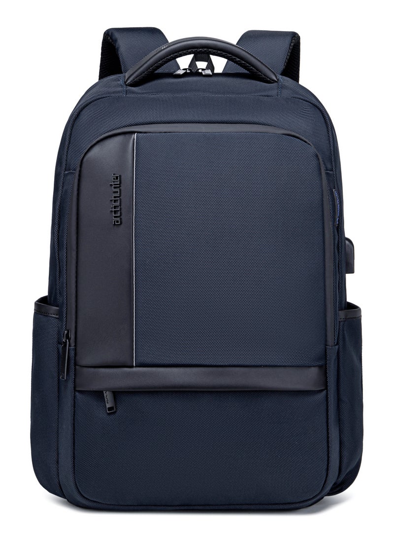 ARCTIC HUNTER Casual Travel Backpack Water Resistant Unisex School College Bag with Built in USB Port and Laptop Compartment for Men and Women B00120C Blue - Image 3