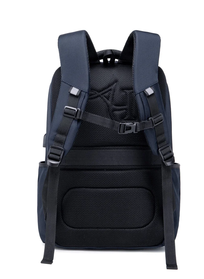 Arctic Hunter Blue Casual Travel Backpack Water Resistant Unisex School College Bag with Built in USB Port and Laptop Compartment for Men and Women, B00120C, Blue  | Best Price UAE