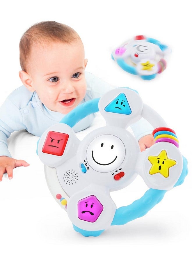 BEST LEARNING My Spin & Learn Steering Wheel - Interactive Educational Toys for 6 to 36 Months Old Babies & Toddlers - Learn Colors, Shapes, Feelings & Music - Birthday Gifts for Children - Image 1
