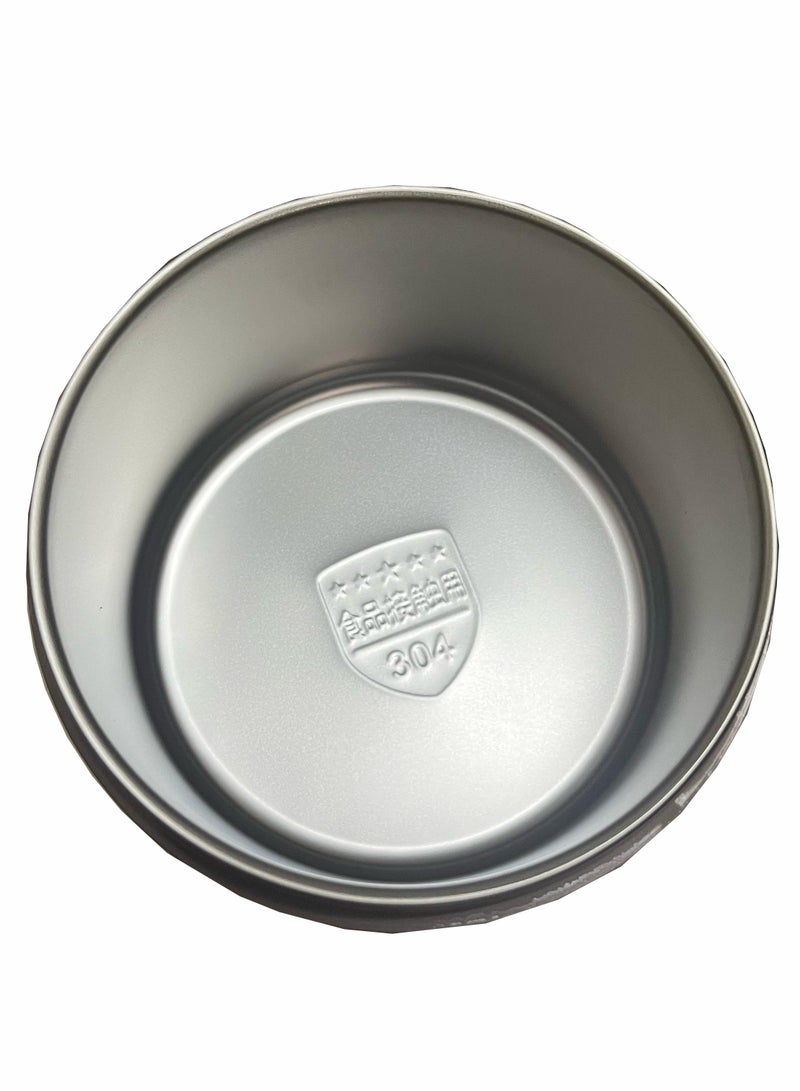 3 Layer Lunchbox - Insulated Meal Keeper, Thermal Lunch Container | Leak-Proof Thermal banto Box, Portable Food Container with Lunch Bag, Stackable Leakproof Stainless Steel Food Container  - Image 2