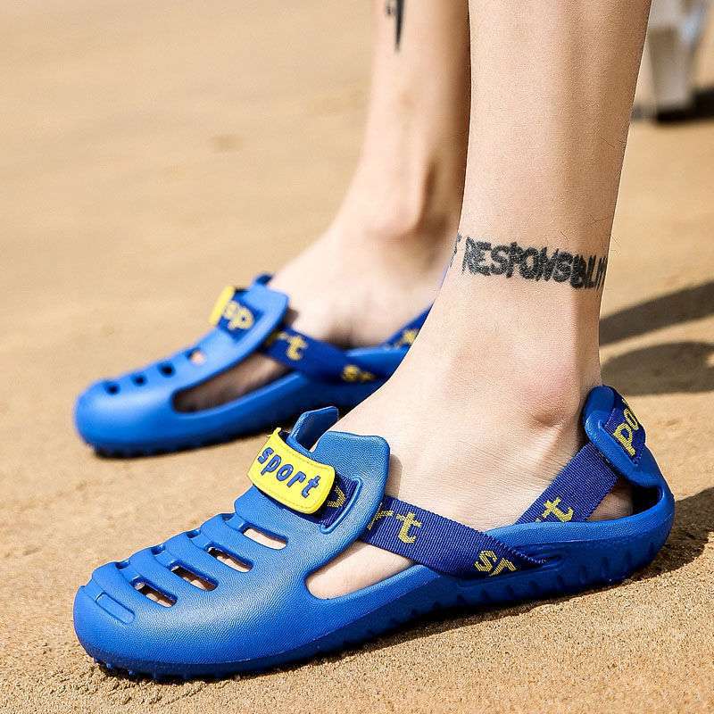 Summer Wading Shoes, Men'S Sandals, Waterproof Car Wash Work Shoes, Outdoor River Fishing Shoes, Beach Hole Rain Boots For Men - Image 1