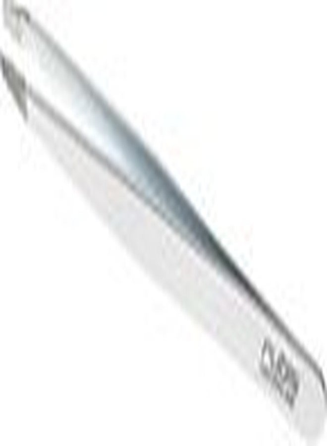 Rubis Classic Stainless Steel Slanted Tweezers for Precise Eyebrows and Hair Removal, 1K105, White,Rubis Switzerland Swiss Made World Renowned Precision - Image 1