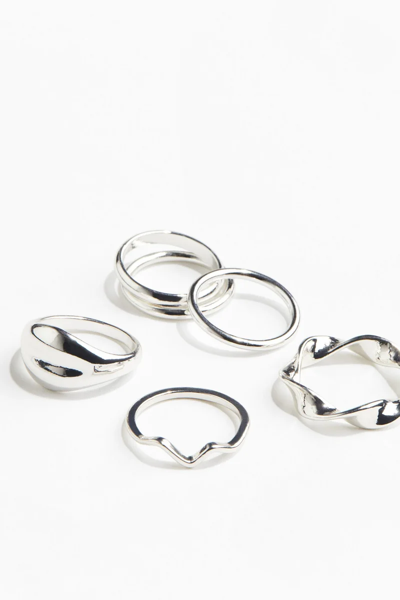 H&M 6-pack rings