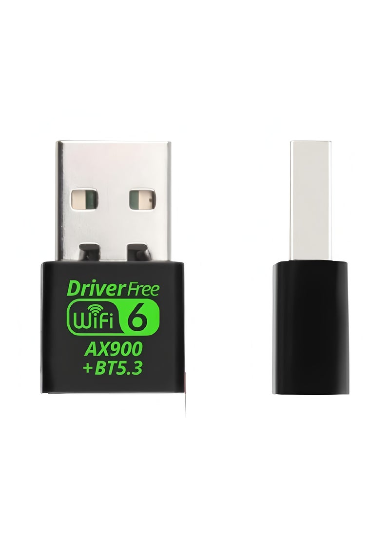 Flyview USB WiFi Bluetooth Adapter, 900Mbps Dual Band 2.4/5Ghz Wireless Network External Receiver, Mini WiFi Dongle for PC/Laptop/Desktop - Image 3