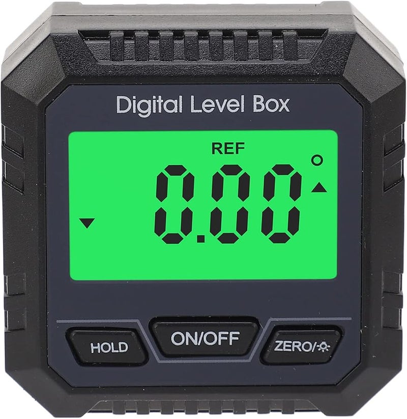 Digital Level Box Magnetic Angle Finder Protractor Black LCD Display Inclinometer - Image 1