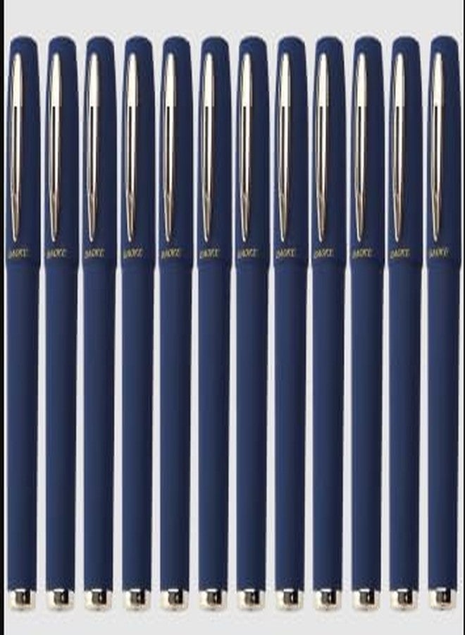 BaoKe Gel Ink Pens Rollerball Pens 0.5mm Medium Line, Box of 12 Pack, PC1828A (Black) - Image 2
