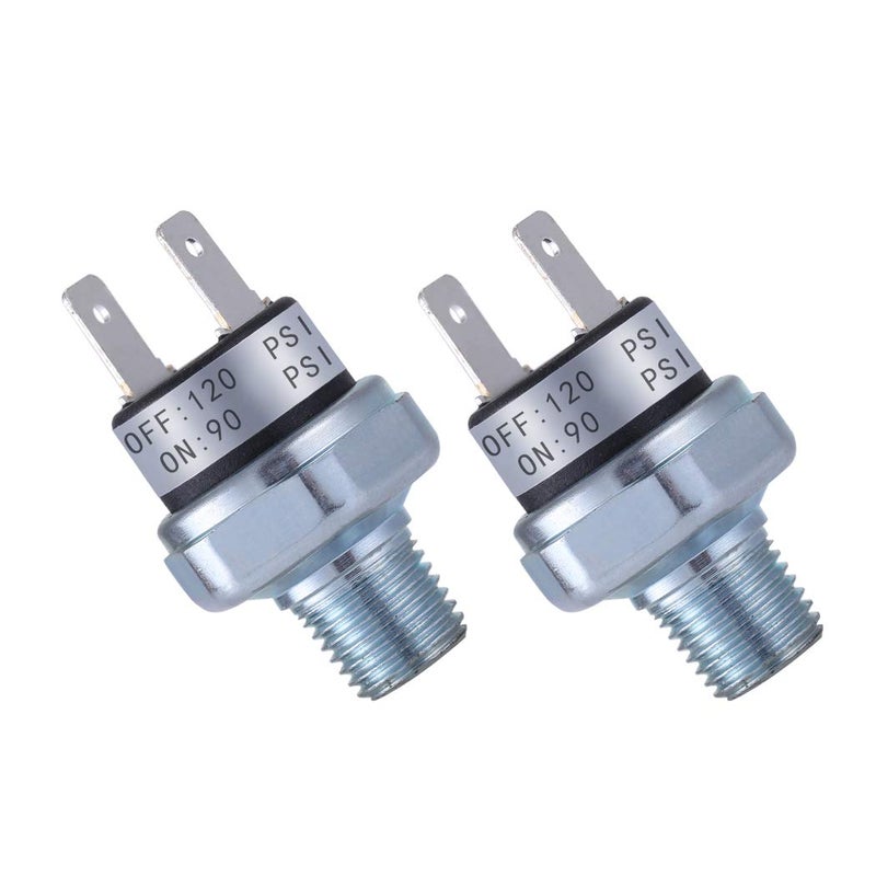 مفتاح ضغط الهواء 90120 PSI 1418 NPT DC 24V 12V لضاغط الهواء 90PSI 120PSI