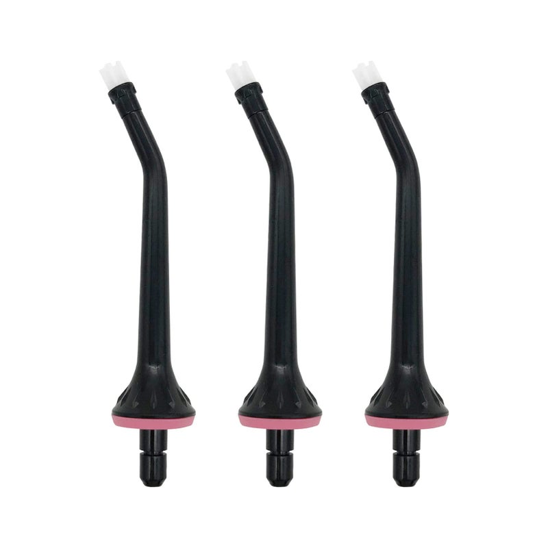 PDEEY Replacement Tips fit for Nicwell Water Flosser, Jet Nozzel Black 3 PCS - Image 1