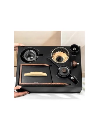 Liying V-60 Pour Over Coffee Maker Set | Coffee Kettle, Glass Server, Glass Dripper, Manual Steel Grinder, Filter Paper with Stand for Traveling, Camping,Outdoor Activities - pzsku/Z22C5881F2544361A1AB0Z/45/_/1734879391/c21d01f5-96de-4f97-8404-c0f2b2a7c9d4