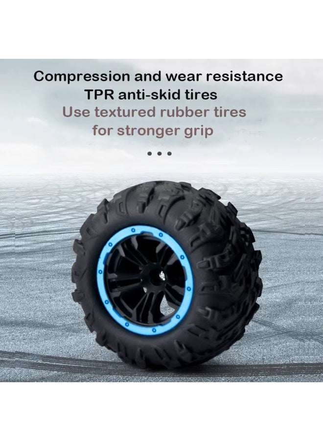 2.4GHz 4WD Off-Road Remote Control Climbing Car – Rechargeable High-Speed Toy for Kids - Green/Black - Image 4