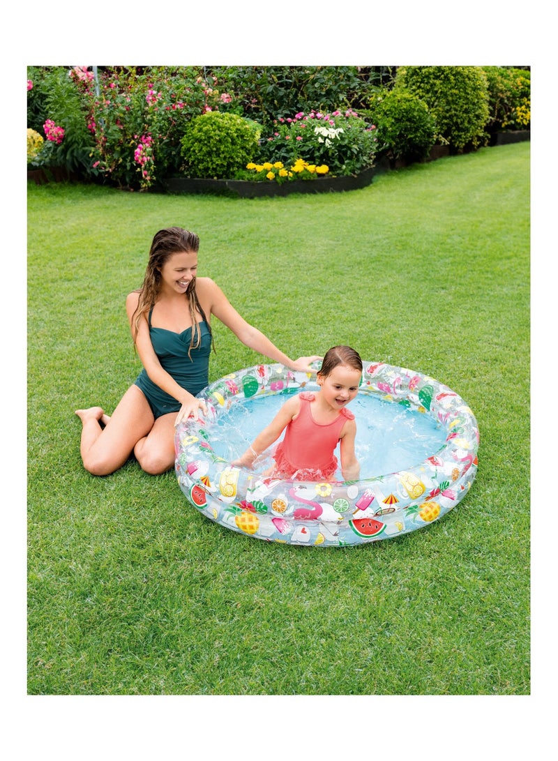 INTEX Just So Fruity Inflatable Kiddie Pool 122x25cm - Image 3