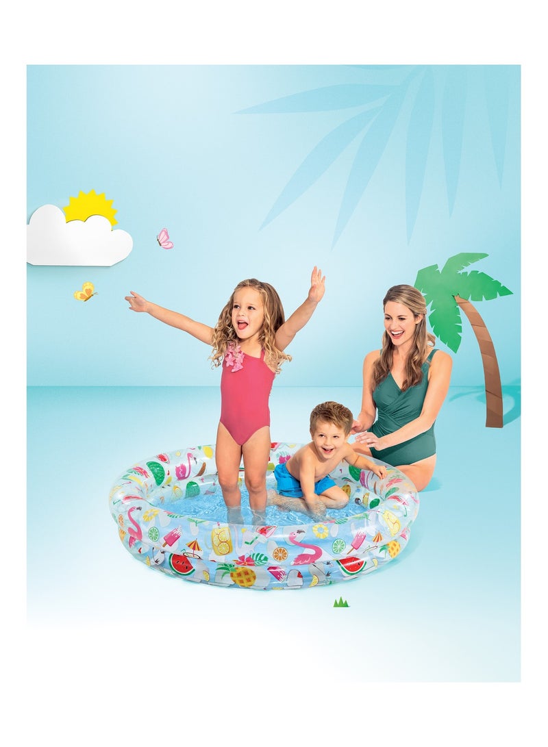 INTEX Just So Fruity Inflatable Kiddie Pool 122x25cm - Image 2
