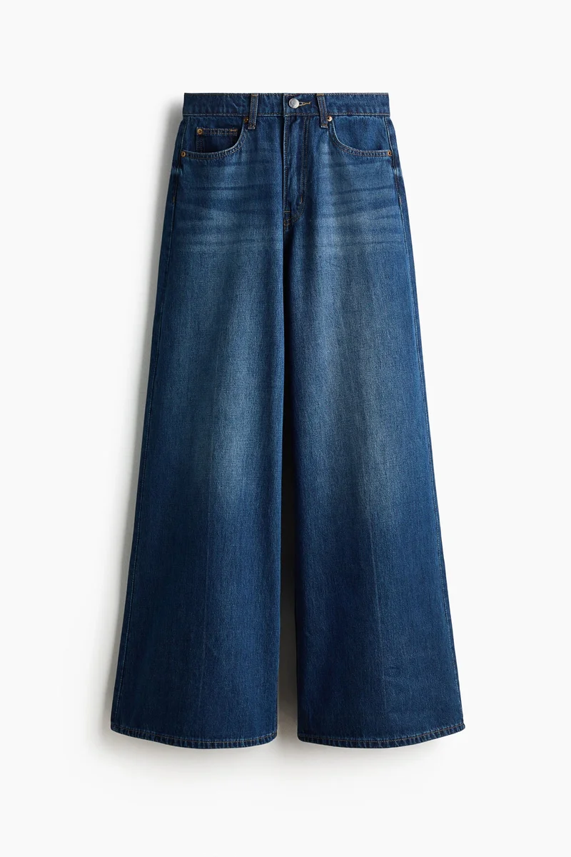 H&M Super Wide High Waist Jeans