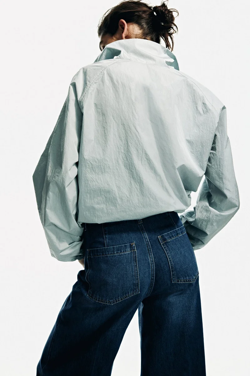 H&M Super Wide High Waist Jeans