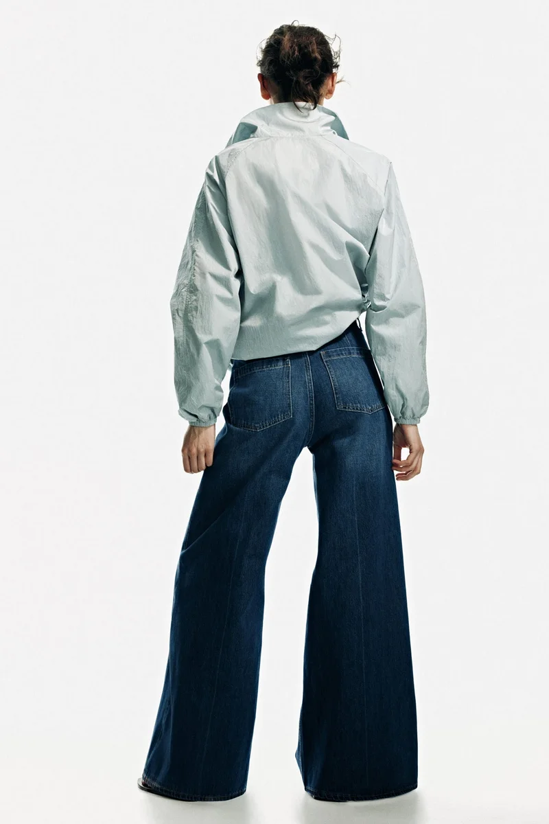 H&M Super Wide High Waist Jeans