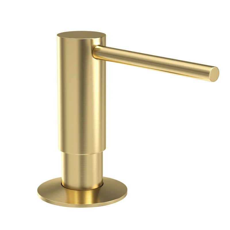 Samodra Sink Soap Dispenser Metal Pump Head Liquid Lotion Countertop Kitchen Bathroom Soap Dispenser with 12 OZ PET Bottle