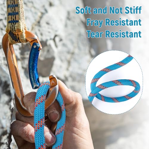 Caphremiel Arborist Rope Climbing Rope 48 Strands Tree Rope(1/2 inch x 150ft) for Climbing Tree Swing Pulling Sailing - Image 4