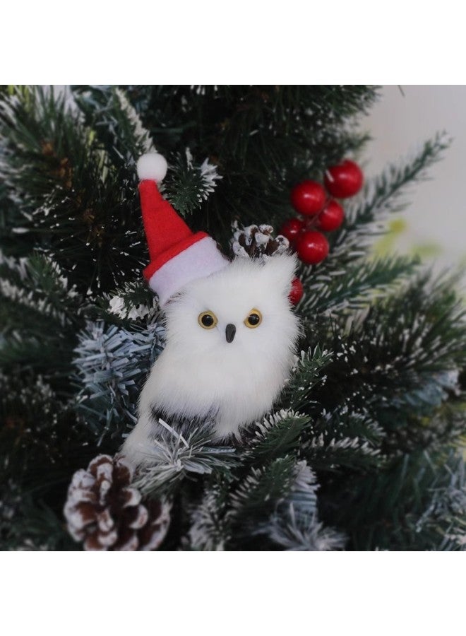 Mini Simulation Owl Harry Potter Plush Toy Gift Tree Pendant Partition Decoration-Color:Owl With Hat-Dimensions:7.5cm High And 5.5cm Wide  - Image 1