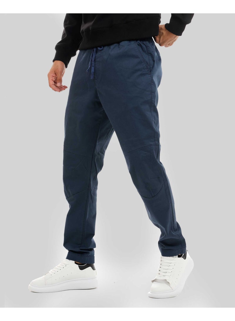 دوت بنطلون جوجر رجالي كاجوال بتصميم عصري ورباط متناسق - Image 3